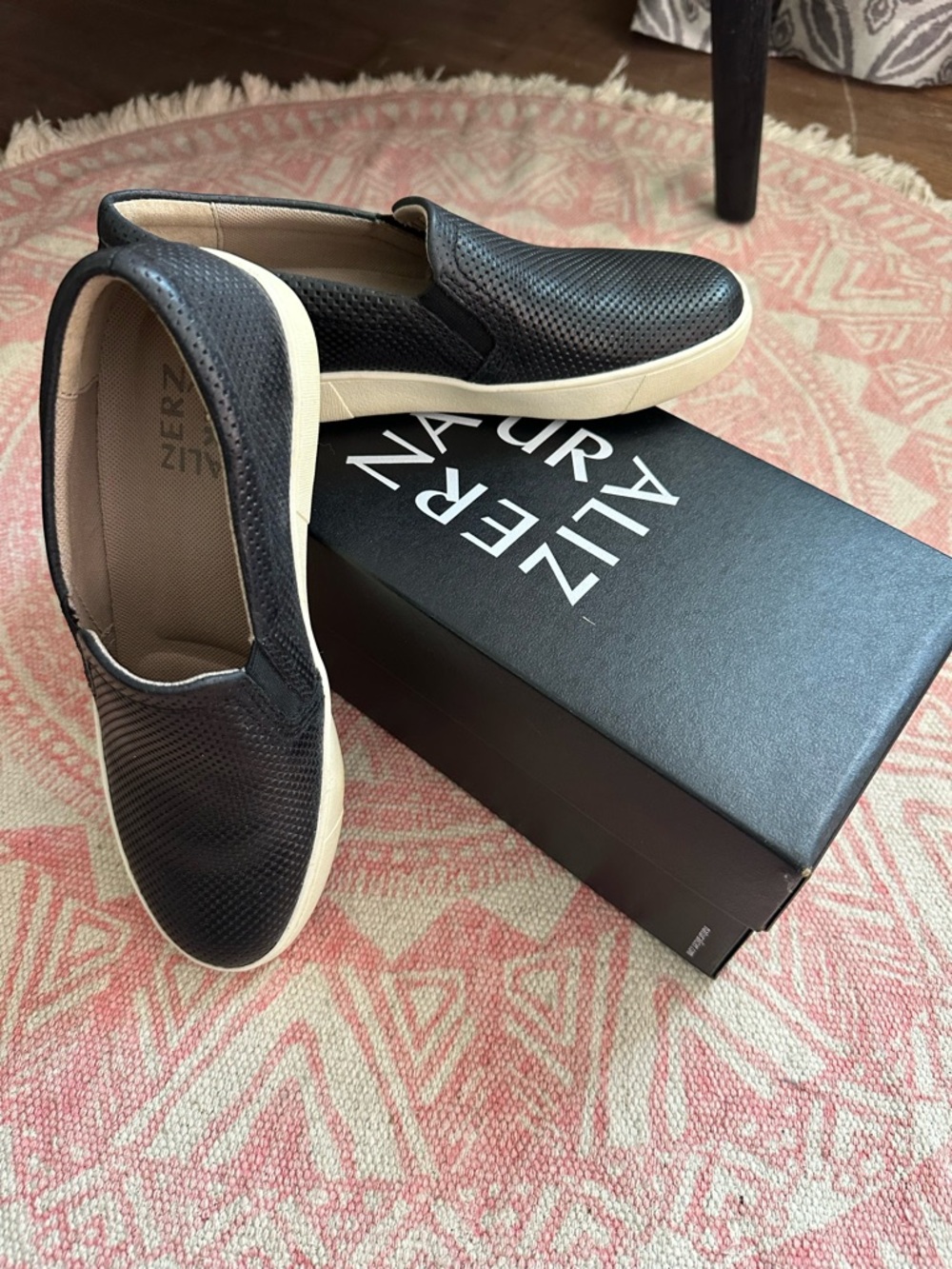 Naturalizer Black Slip-On Sneaker